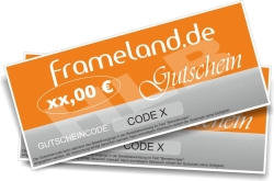 50,- € - Frameland Gutschein